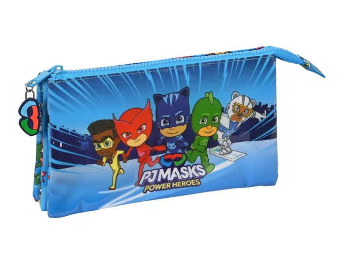 Safta Portatodo Triple PJ Masks Azul