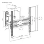 Aisens Soporte WT65TSLE-321 Giratorio e Inclinable para TV/Monitor 32-65 pulgadas