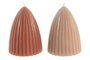 DKD Home Decor Set de Velas de Cera de Parafina Beige y Terracota