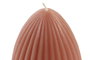 DKD Home Decor Set de Velas de Cera de Parafina Beige y Terracota