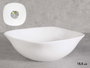VIVALTO Bol Cuadrado Opal Blanco 15,5x15,5cm
