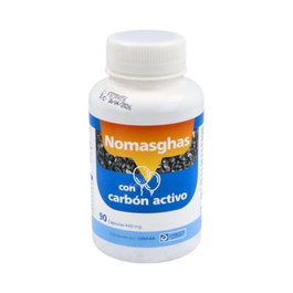 ANROCH Nomasghas 90 Cápsulas - Bienestar Digestivo, Gases, Hinchazón, Gastritis e Indigestión con Carbón Activo