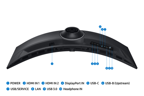 Samsung LS49C950UAUXEN Pantalla para PC 49" DQHD LCD Negro