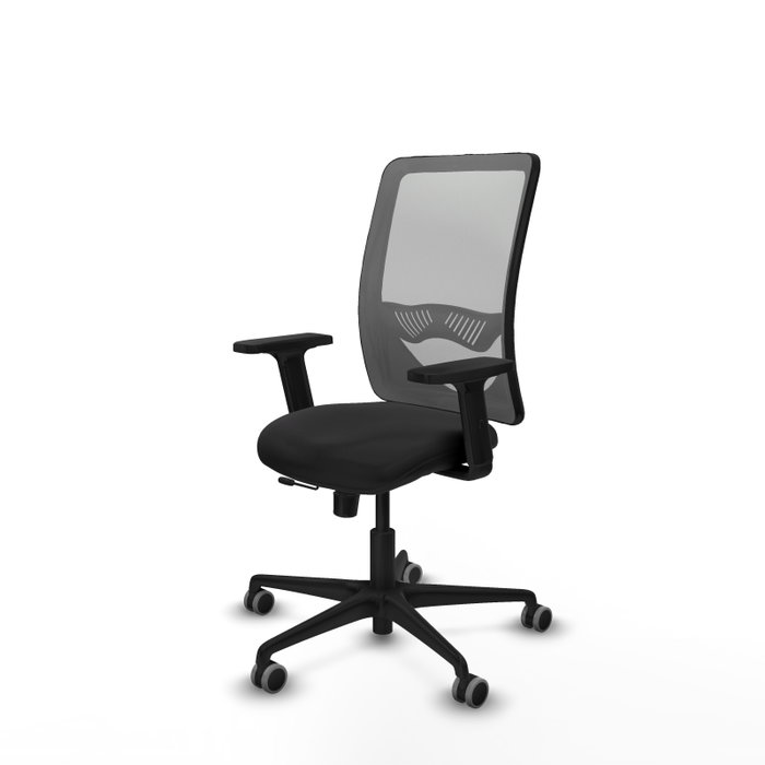 PIQUERAS Y CRESPO Silla de oficina Zulema con mecanismo Sincro/Traslack, Negro y Gris PIQUERAS Y CRESPO Silla de oficina Zulema con mecanismo Sincro/Traslack, Negro y Gris