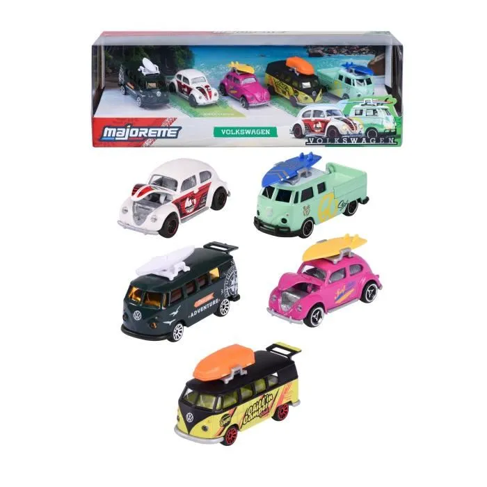 Majorette VW Pack de Regalo de 5 Piezas Coche Juguete para Niños a Partir de 3 Años SMO3467452077658 Majorette VW Pack de Regalo de 5 Piezas Coche Juguete para Niños a Partir de 3 Años SMO3467452077658
