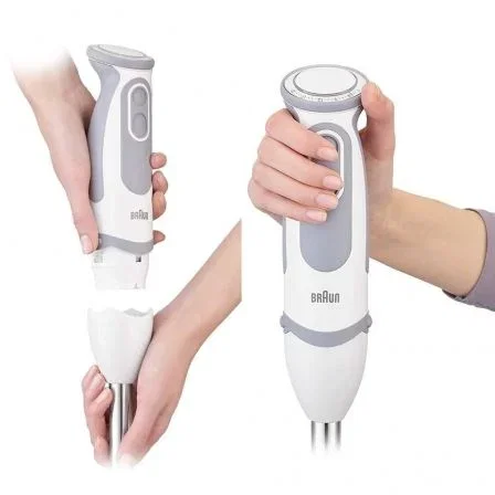 Batidora de mano Braun Minipimer MQ5007/ 750W/ 21 Velocidades