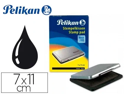 PELIKAN Tampon Nº2 Negro 70x110 mm
