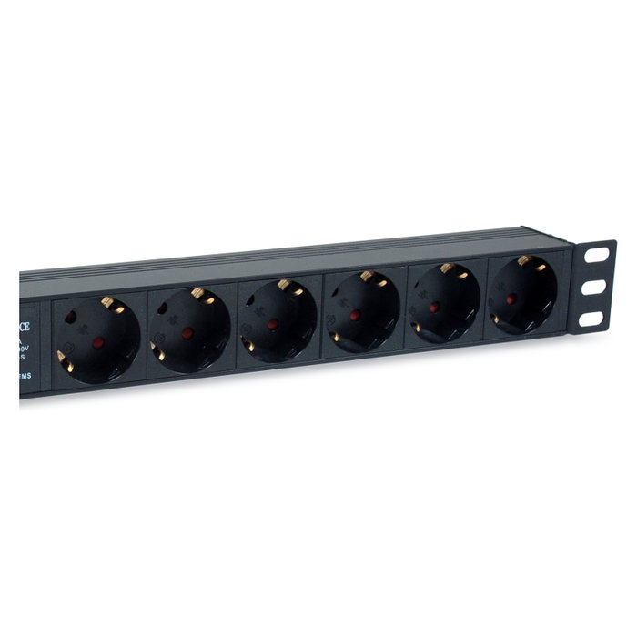 Equip Regleta de Alimentación Aluminio Rack 19" 1U 6 Tomas con Interruptor, Protección de Voltaje y Filtro Equip Regleta de Alimentación Aluminio Rack 19" 1U 6 Tomas con Interruptor, Protección de Voltaje y Filtro