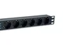 EQUIP PDU 6 Tomas Schuko con Carcasa de Aluminio