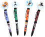 SD TOYS Bolígrafos Proyectores LED Naruto Shippuden - Naruto, Sasuke, Kakashi, Itachi - Licencia Oficial