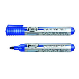 Marcador Permanente Forofis 270 Conico Azul (Set de 12)