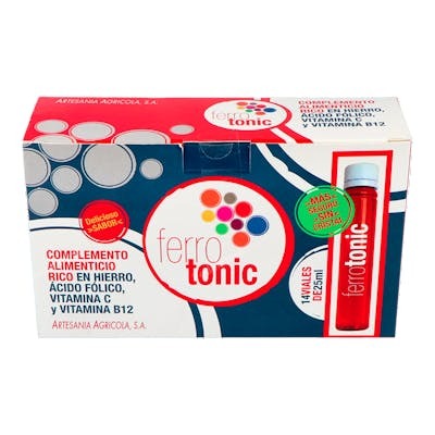 ARTESANIA AGRICOLA Ferrotonic 14 viales de 25 ml