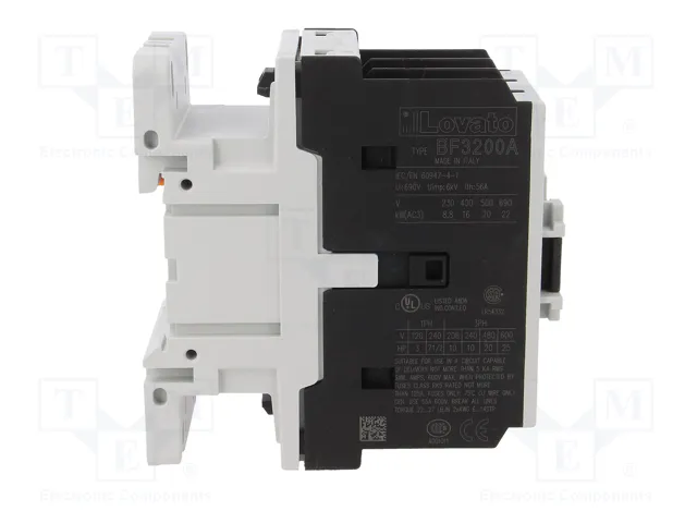 LOVATO ELECTRIC Contactor BF 3-polar 32A 24VAC NO x3