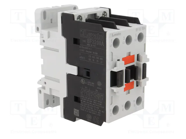 LOVATO ELECTRIC Contactor BF 3-polar 32A 24VAC NO x3