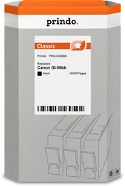 Prindo Cartucho de tinta negro PRICGI56BK Classic
