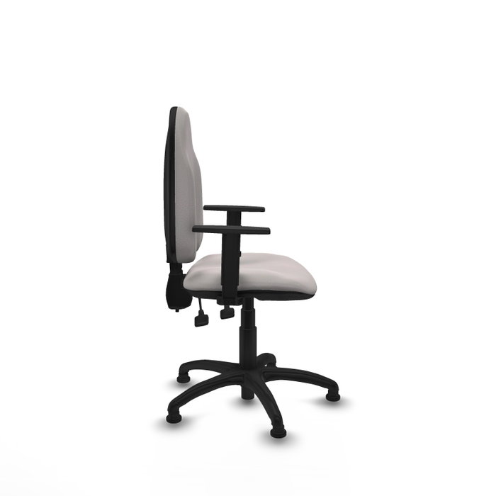 PIQUERAS Y CRESPO Silla de oficina Algarra Blanco con Brazos 1D PIQUERAS Y CRESPO Silla de oficina Algarra Blanco con Brazos 1D
