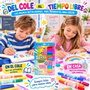 Scentos Rotuladores de punta fina con colores intensos, pastel y aromas, pack de 20 unidades