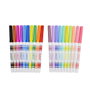 Scentos Rotuladores de punta fina con colores intensos, pastel y aromas, pack de 20 unidades