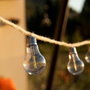 Lumisky Guirnalda luminosa exterior Fantasy Cord 7,70 m con 10 bombillas LED