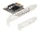 DeLOCK 90344 Tarjeta de expansión PCIe a USB 3.2 Gen 1 con Tipo-E y 19 Pines