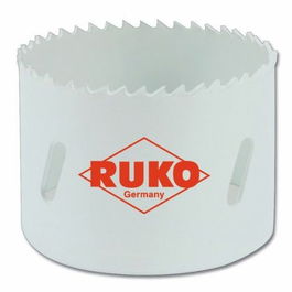 Corona perforadora RUKO 90 mm Acero de alta velocidad (HSS)