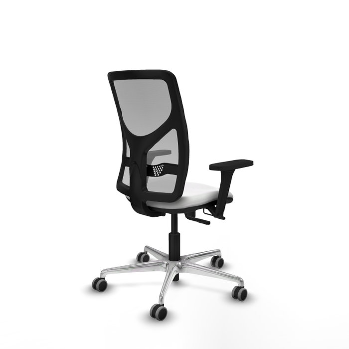 PIQUERAS Y CRESPO Silla de oficina Motilla con mecanismo Sincro/Traslack, Blanco y Gris PIQUERAS Y CRESPO Silla de oficina Motilla con mecanismo Sincro/Traslack, Blanco y Gris
