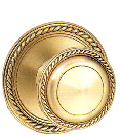 Pomo de puerta 82 pátina con placa de 100 mm