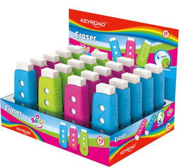 Goma De Borrar Keyroad Extraible Surtido Expositor De 20