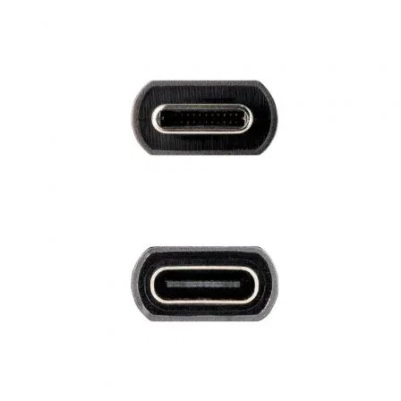 Nano Cable 10.01.4401-L150 Cable USB 3.2 Gen2x2 Tipo-C Macho a Hembra, 20Gbps, 1.5m, Negro
