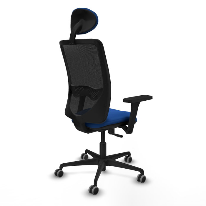 PIQUERAS Y CRESPO Silla de oficina Zulema con mecanismo Sincro, Azul y Negro PIQUERAS Y CRESPO Silla de oficina Zulema con mecanismo Sincro, Azul y Negro