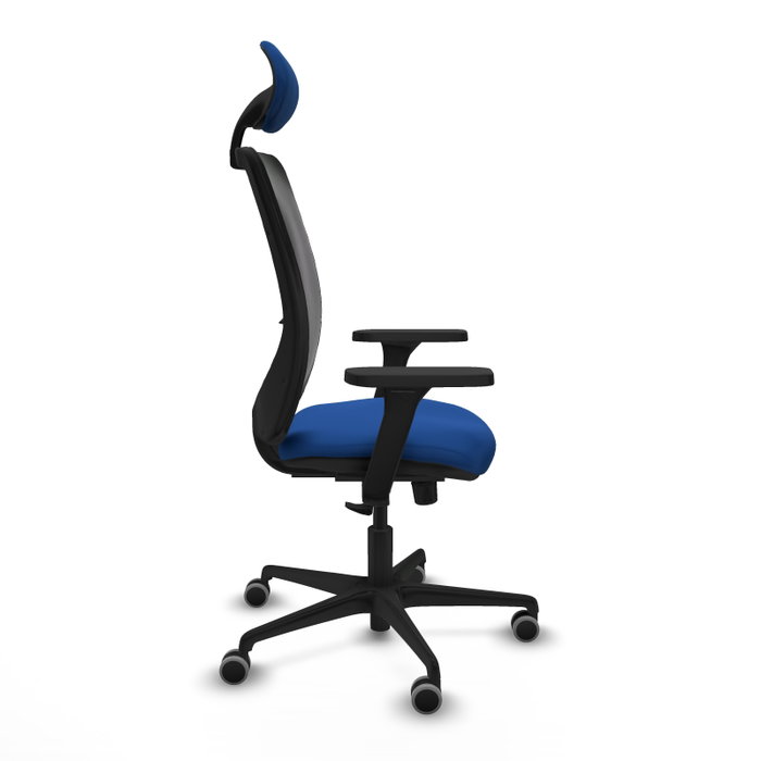 PIQUERAS Y CRESPO Silla de oficina Zulema con mecanismo Sincro, Azul y Negro PIQUERAS Y CRESPO Silla de oficina Zulema con mecanismo Sincro, Azul y Negro