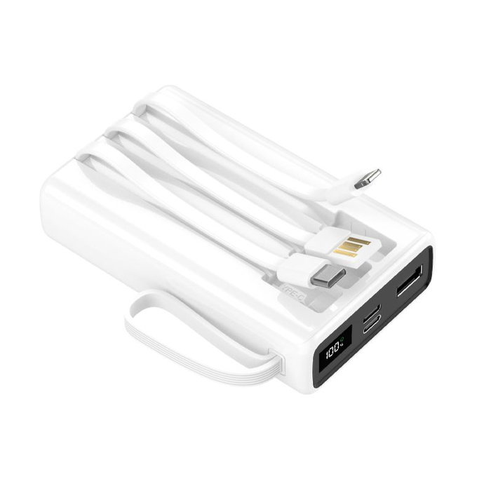 SETTY - FOREVER Setty power bank 20000 mAh con cables SPB-LC-220 blanco