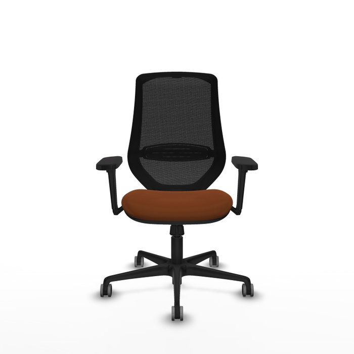 PIQUERAS Y CRESPO Silla de oficina Mardos con mecanismo Sincro, Marrón y Negro PIQUERAS Y CRESPO Silla de oficina Mardos con mecanismo Sincro, Marrón y Negro