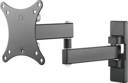 Soporte de brazo para monitor de pared se adapta a pantallas de 13 a 27" con tamaÑos vesa 75 x 75 100 x 100 acero laminado en fr