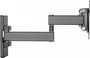 Vision VFM-WA1X1B Soporte de Brazo Mural para Monitor de 13 a 27 Pulgadas, VESA 75x75/100x100, Doble Articulación, Inclinación y Giro, CTS 15 kg, Negro