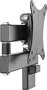 Vision VFM-WA1X1B Soporte de Brazo Mural para Monitor de 13 a 27 Pulgadas, VESA 75x75/100x100, Doble Articulación, Inclinación y Giro, CTS 15 kg, Negro