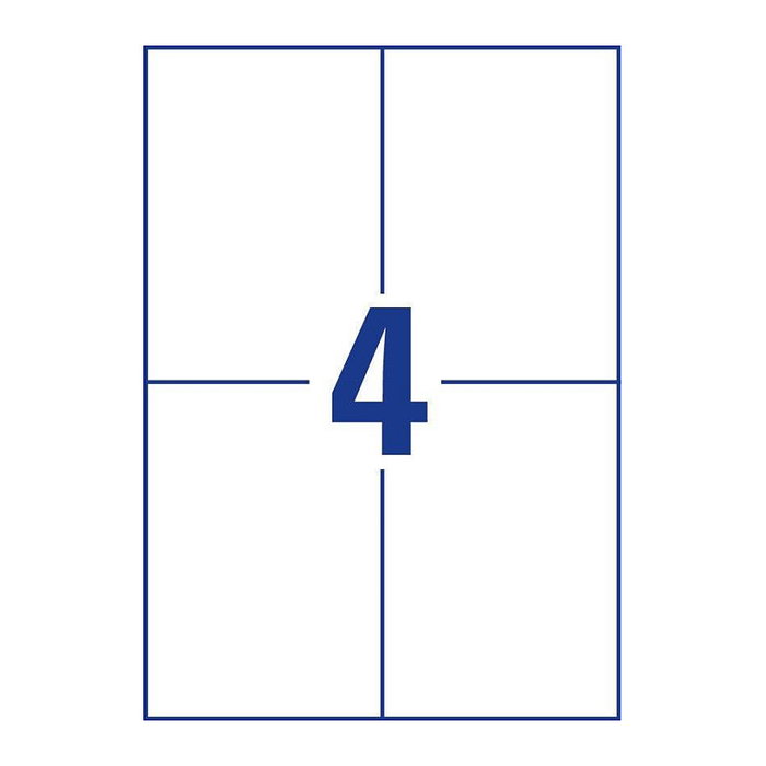 AVERY Zweckform Etiqueta 3483-200 Blanca 105,0 x 148,0 mm (880 unidades) AVERY Zweckform Etiqueta 3483-200 Blanca 105,0 x 148,0 mm (880 unidades)