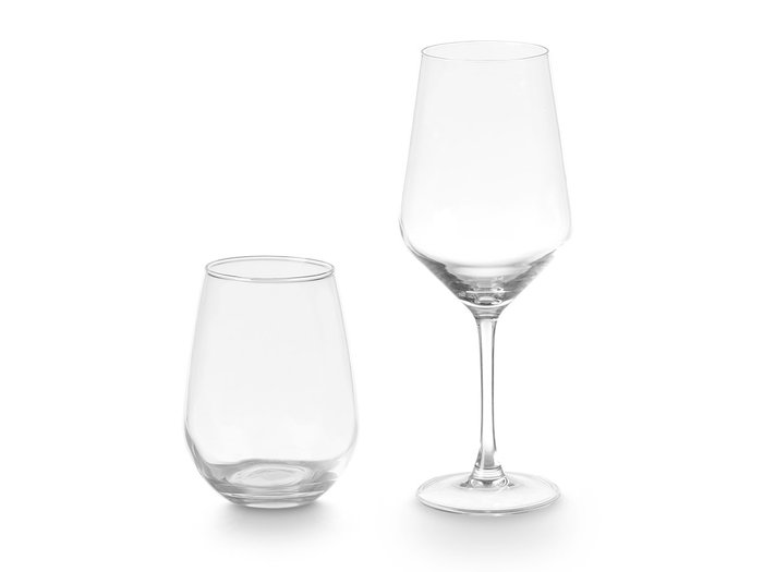 Vivalto Set 8 Piezas Vaso 480ml Copa 620ml Transparente Vidrio 30x26x21cm (Set de 2) Vivalto Set 8 Piezas Vaso 480ml Copa 620ml Transparente Vidrio 30x26x21cm (Set de 2)