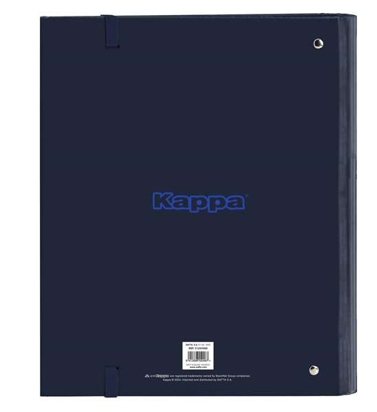 Carpeta de anillas Kappa Blue night Azul marino 27 x 32 x 3.5 cm Carpeta de anillas Kappa Blue night Azul marino 27 x 32 x 3.5 cm