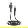 SBS TECABLEMICRO2K Cable USB 2.0 a Micro USB Negro, 2 metros, Conectores Macho USB A y Micro-USB B