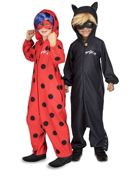 My Other Me Disfraz Ladybug Pyjamas 4-5 Años (Mono Con Capucha, Peluca Y Antifaz) My Other Me Disfraz Ladybug Pyjamas 4-5 Años (Mono Con Capucha, Peluca Y Antifaz)