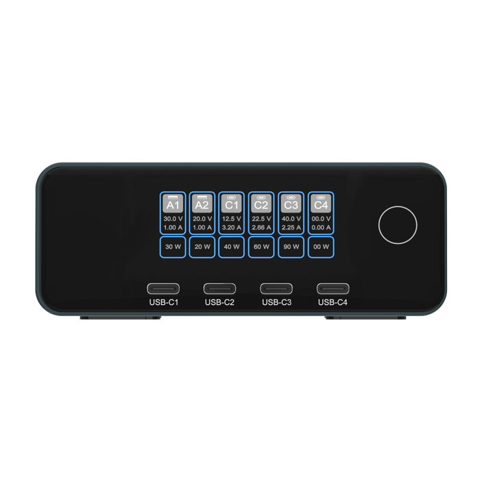 ICY BOX Diamond Charge 2401 Cargador de 240 W con pantalla LCD ICY BOX Diamond Charge 2401 Cargador de 240 W con pantalla LCD