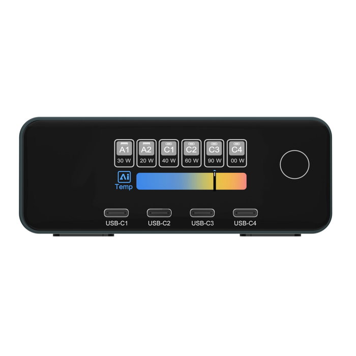 ICY BOX Diamond Charge 2401 Cargador de 240 W con pantalla LCD ICY BOX Diamond Charge 2401 Cargador de 240 W con pantalla LCD