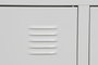 DKD Home Decor Mueble TV Vintage Blanco Metal 120 x 40 x 58 cm