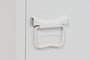 DKD Home Decor Mueble TV Vintage Blanco Metal 120 x 40 x 58 cm