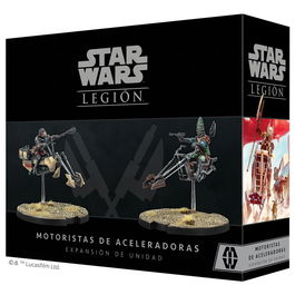 Atomic Mass Games Star Wars Legión SWL97ES Expansión Motoristas de Aceleradoras Juego de Miniaturas en Español