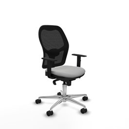 PIQUERAS Y CRESPO Silla de oficina Jorquera Gris claro/Negro