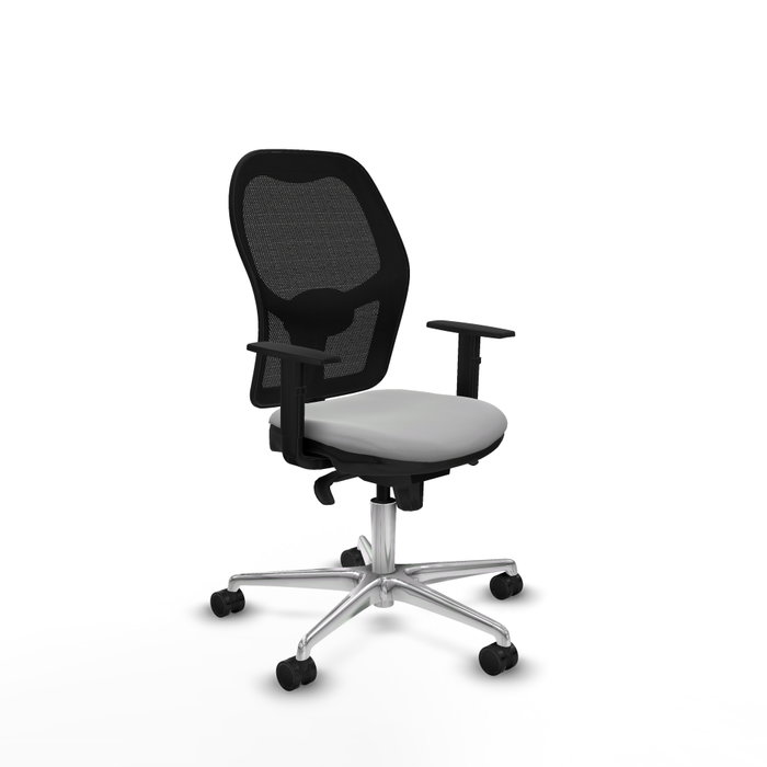 PIQUERAS Y CRESPO Silla de oficina Jorquera Gris claro/Negro PIQUERAS Y CRESPO Silla de oficina Jorquera Gris claro/Negro