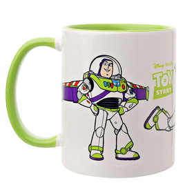 WIDDOP & CO Taza Buzz Lightyear Toy Story Disney Pixar 325ml Cerámica