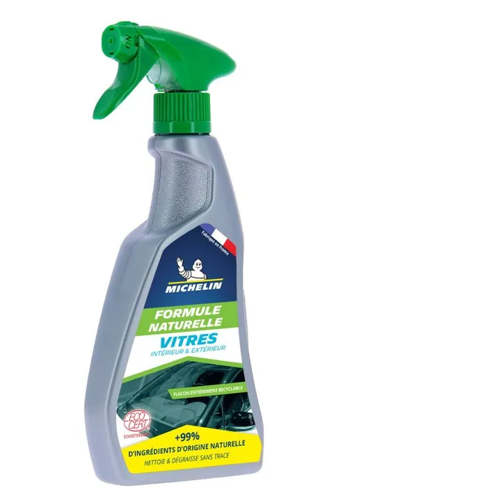 Michelin Limpiacristales 500 ml - Limpiador de Vidrios para Coche, Biodegradable Michelin Limpiacristales 500 ml - Limpiador de Vidrios para Coche, Biodegradable